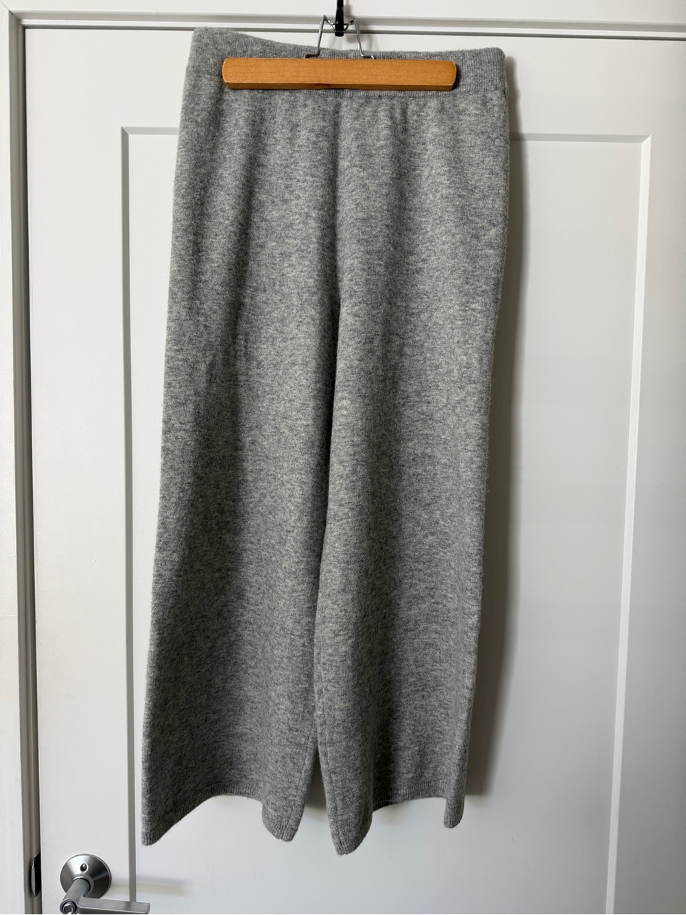 Jenni Kayne Marina Culottes Wool/Cashmere Blend Grey Worn Twice! Medium